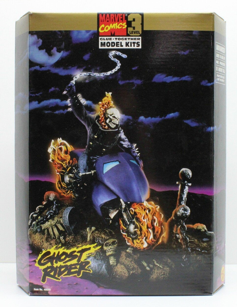 GHOST RIDER MODEL KIT LEVEL 3 TOY BIZ MARVEL COMIC BOOK SUPER HERO UNOPENED