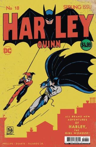 HARLEY QUINN  # 18 VARIANT BATMAN HOMAGE DC COMIC BOOK 2022