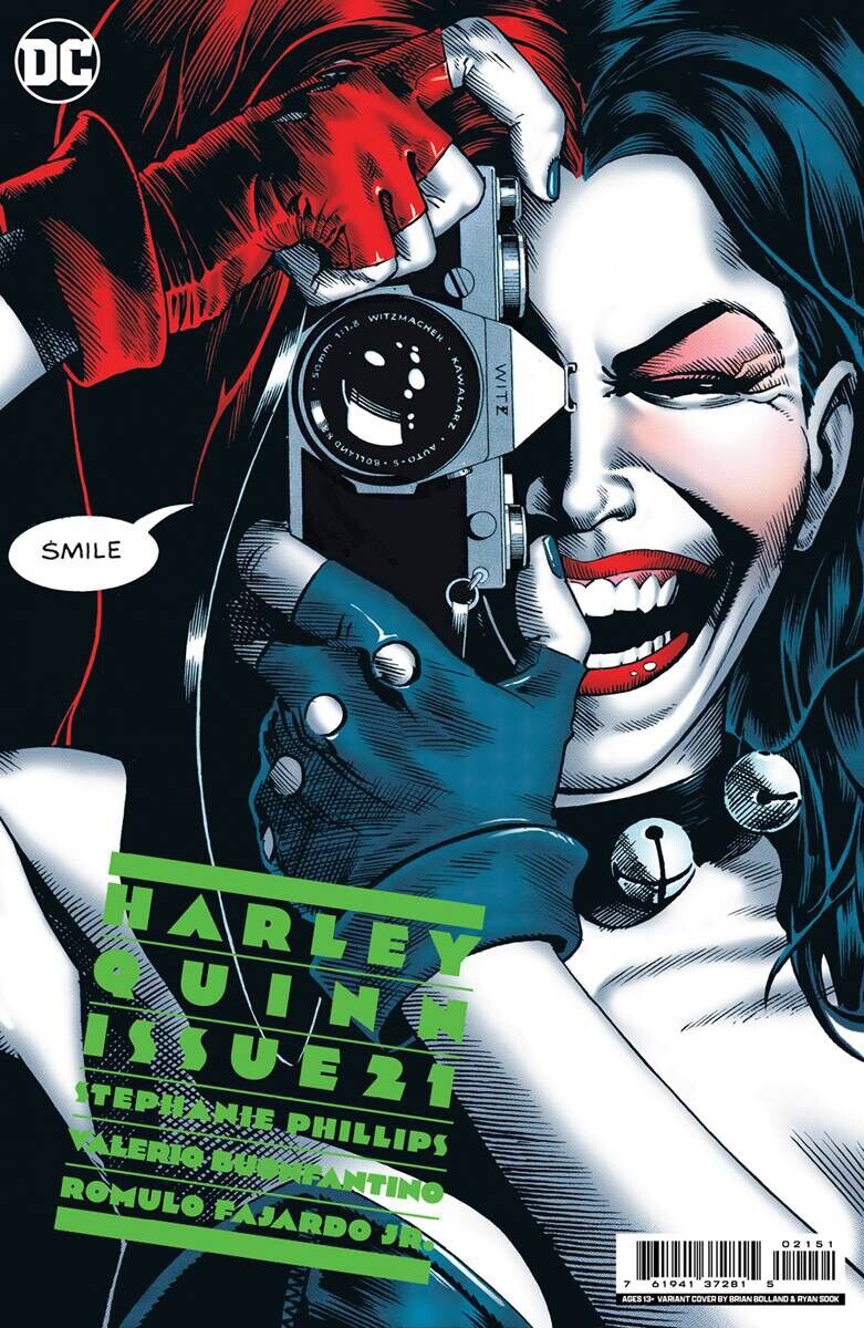 HARLEY QUINN # 21  VARIANT HOMAGE VARIANT COVER BATMAN THE KILLING JOKE COMIC BOOK DC  2022