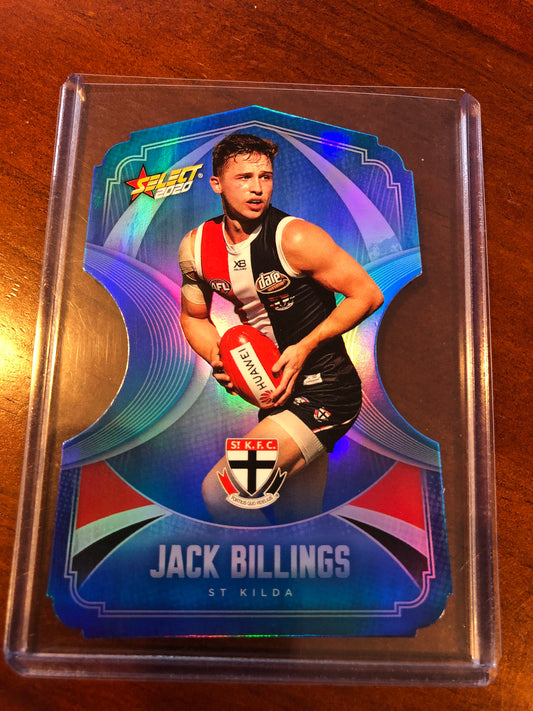 Jack Billings Ice Blue Die-cut BDC113 2020 Select Footy Stars