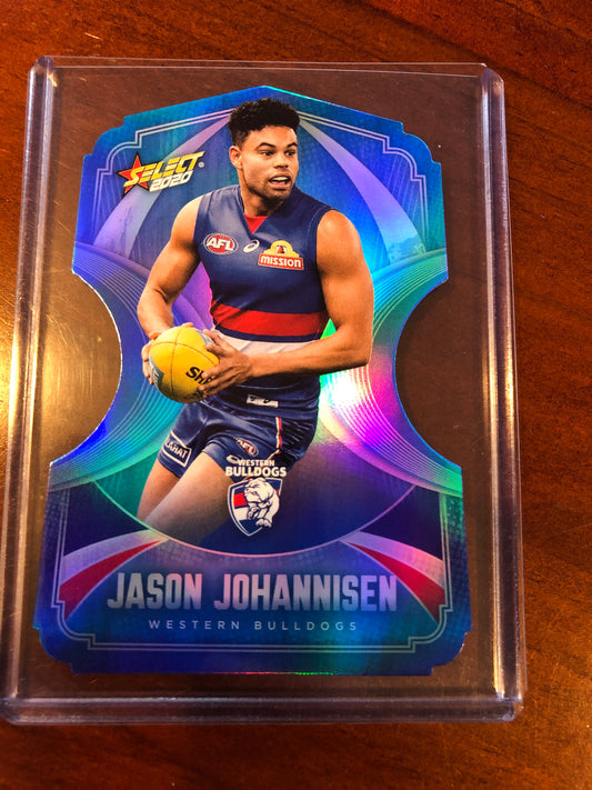 Jason Johannisen Ice Blue Die-cut BDC141 2020 Select Footy Stars