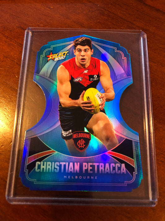Christian Petracca Ice Blue Die-cut BDC87 2020 Select Footy Stars