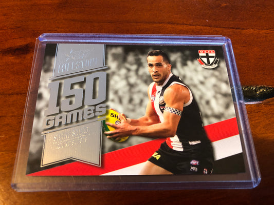 Shane Savage Milestone 100 games MG55 2020 Select Footy Stars