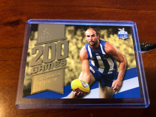 Ben Cunnington Milestone 200 games MG58 2020 Select Footy Stars