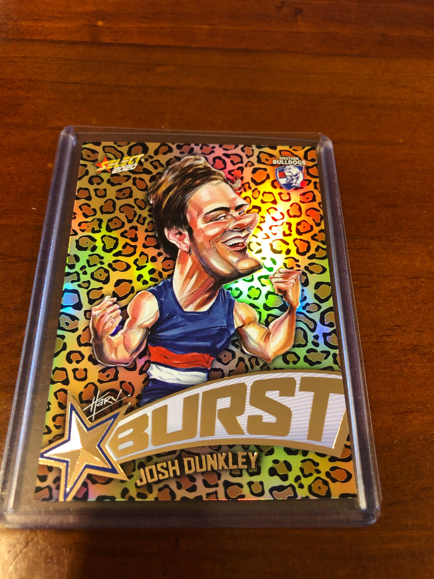 Josh Dunkley Leopard Starburst SBL69 2020 Select Footy Stars