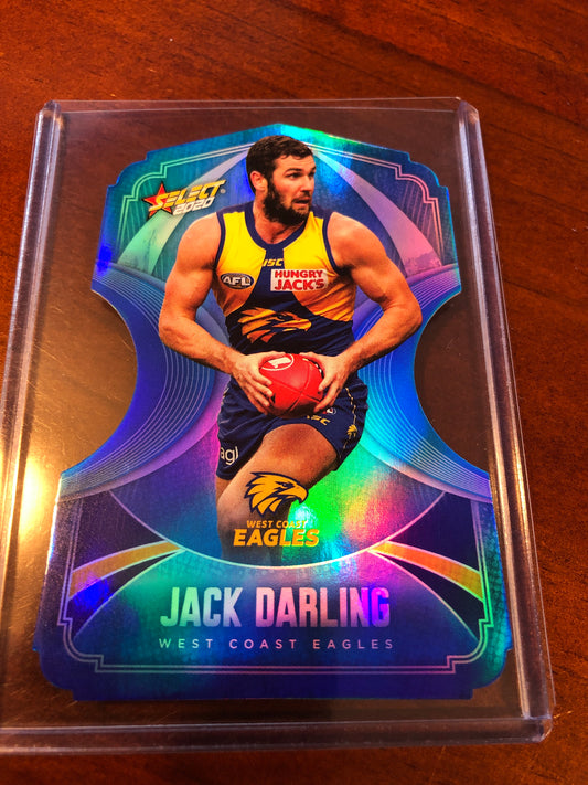 Jack Darling Ice Blue Die-cut BDC129 2020 Select Footy Stars