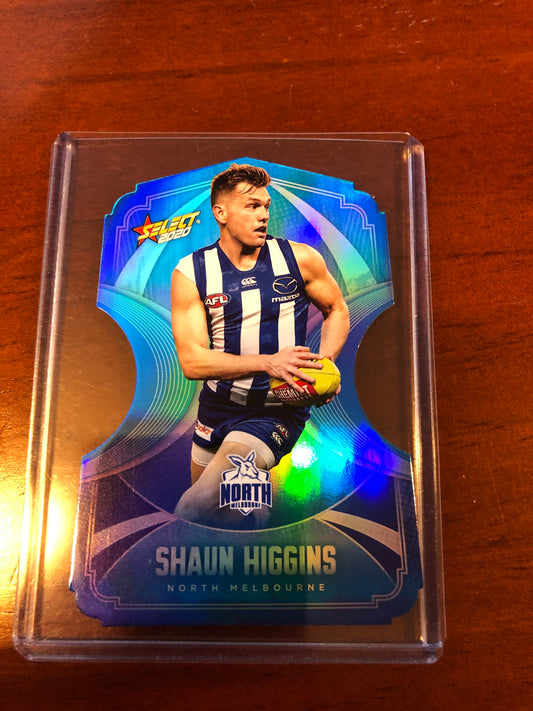 Shaun Higgins Ice Blue Die-cut BDC92 2020 Select Footy Stars