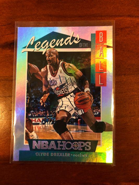 Clyde Drexler Legends of the bell holo #LEG-7 2018-19 Panini Hoops