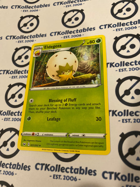 Eldegoss #021/202 Sword & Sheild Pokemon Card