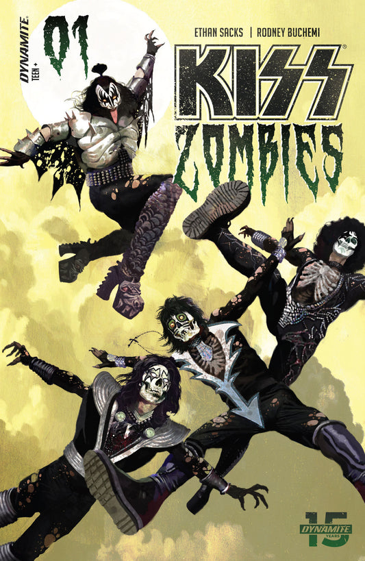KISS ZOMBIES # 1 VARIANT A COVER NM DYNAMITE COMICS  2019