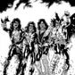 KISS ZOMBIES # 01 VARIANT DESTROYER B&W VIRGIN1:25  COVER DYNAMITE COMICS NM 2019