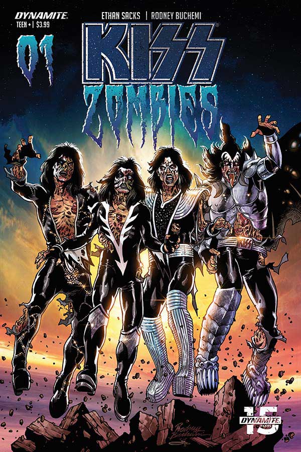 KISS ZOMBIES # 01 VARIANT DESTROYER COVER DYNAMITE COMICS NM 2019