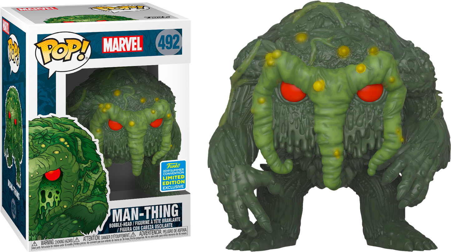 Man Thing Funko Pop Vinyl #492 2019 Summer Convention Exclusive