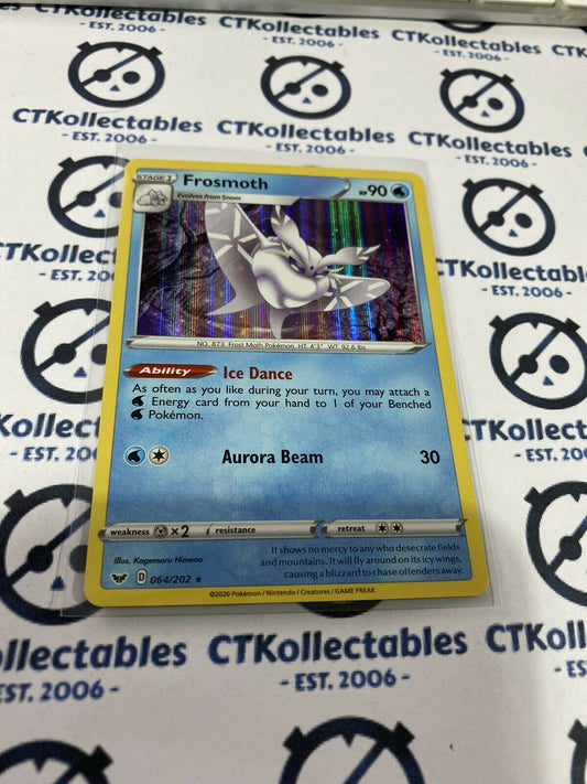 Frosmoth #064/202 Holo Rare Pokémon Card Sword & Shield