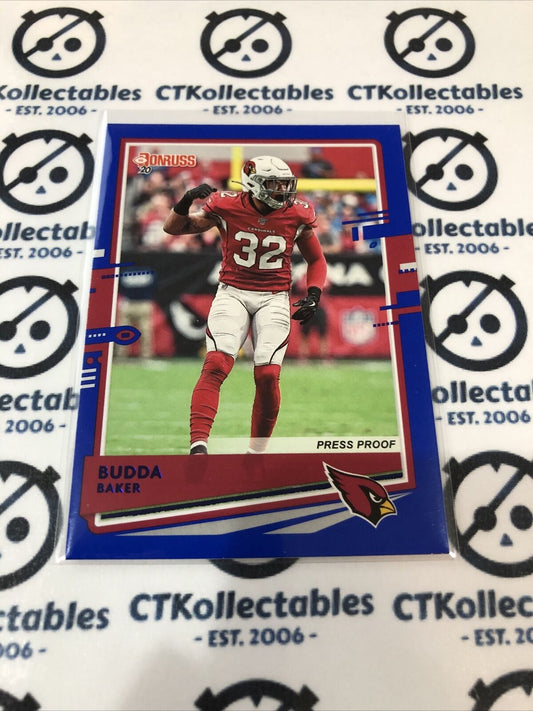 2020 NFL Donruss Blue Press Proof Budda Baker #25 Cardinals