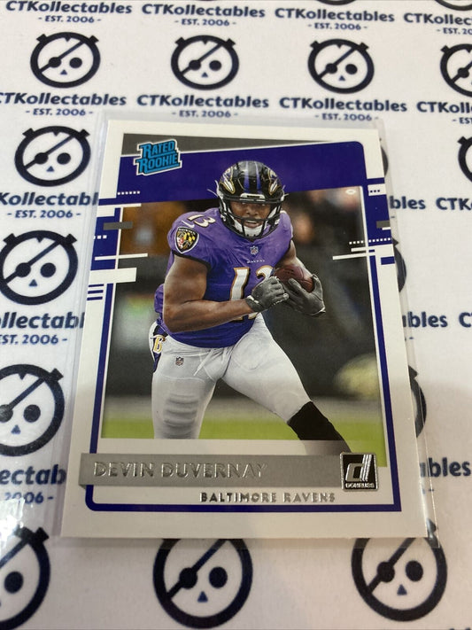 2020 NFL Donruss Devin Duvernay Rated Rookie #329 Ravens RC