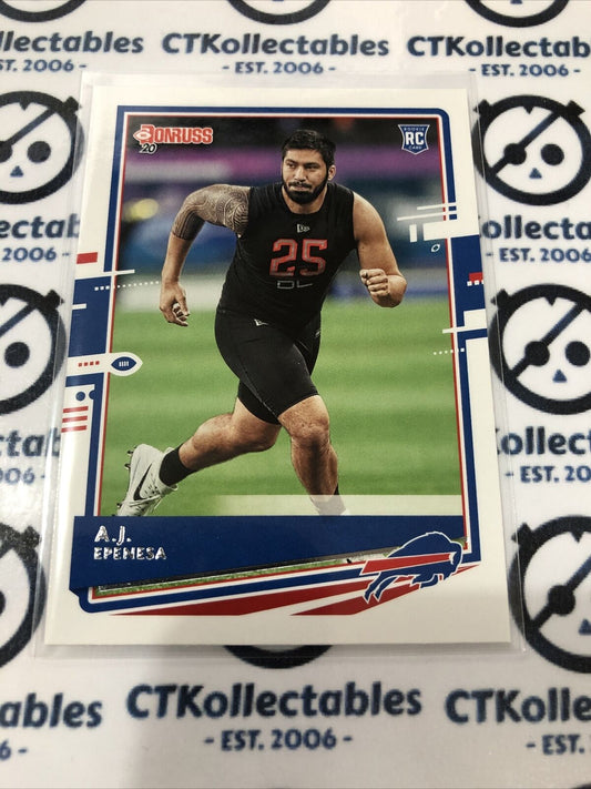 2020 NFL Donruss Rookies A.J Epenesa RC #262 Bills