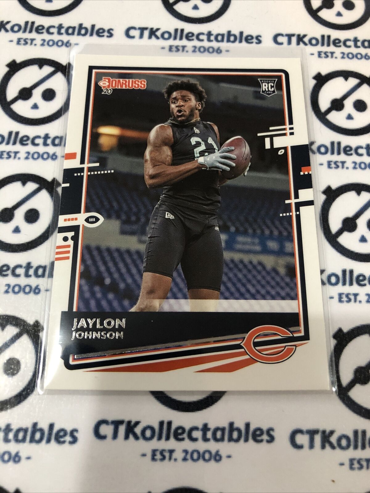 2020 NFL Donruss Rookies Jaylon Johnson RC #273 Bears