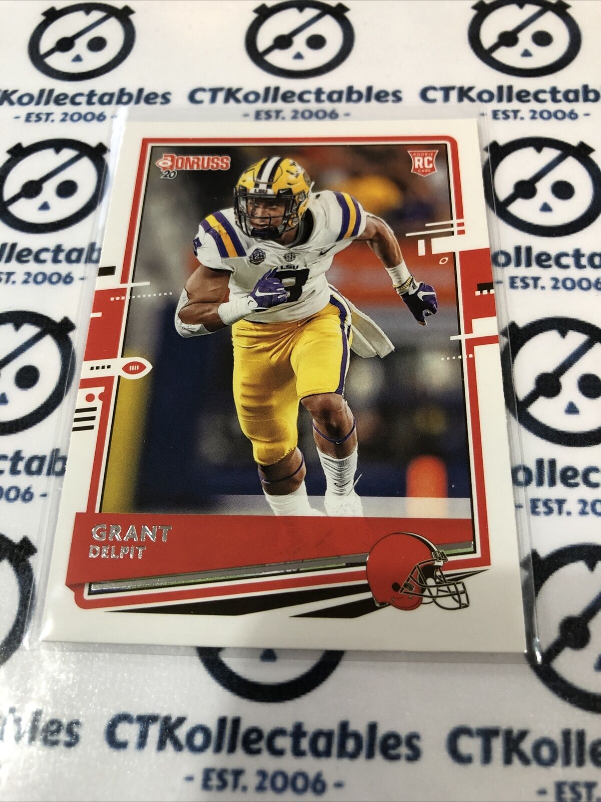 2020 NFL Donruss Rookies Grant Delpit RC #272 Browns