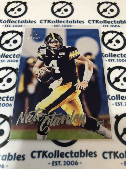 2020 NFL Luminance Nate Stanley RC #169 Vikings