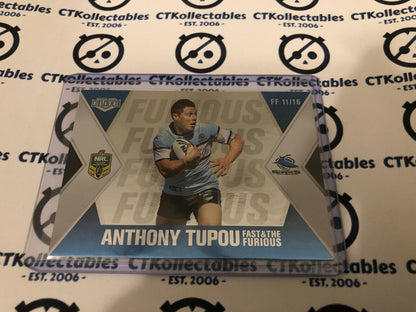2013 NRL Elite Fast & Furious Silver Tupou & Wright FF11 SHARKS