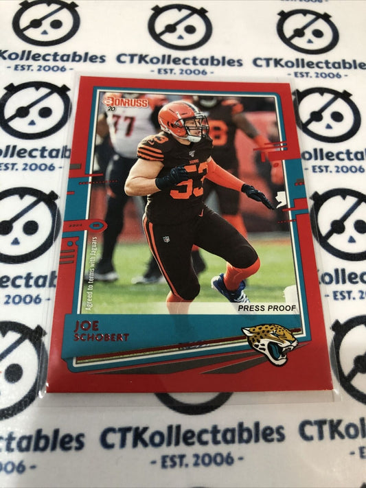 2020 NFL Donruss Red Press Proof Joe Schobert #76 Jaguars