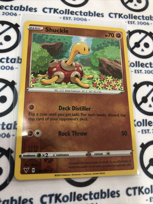 Shuckle #085/185 Reverse Holo Uncommon- Pokemon Card Vivid Voltage