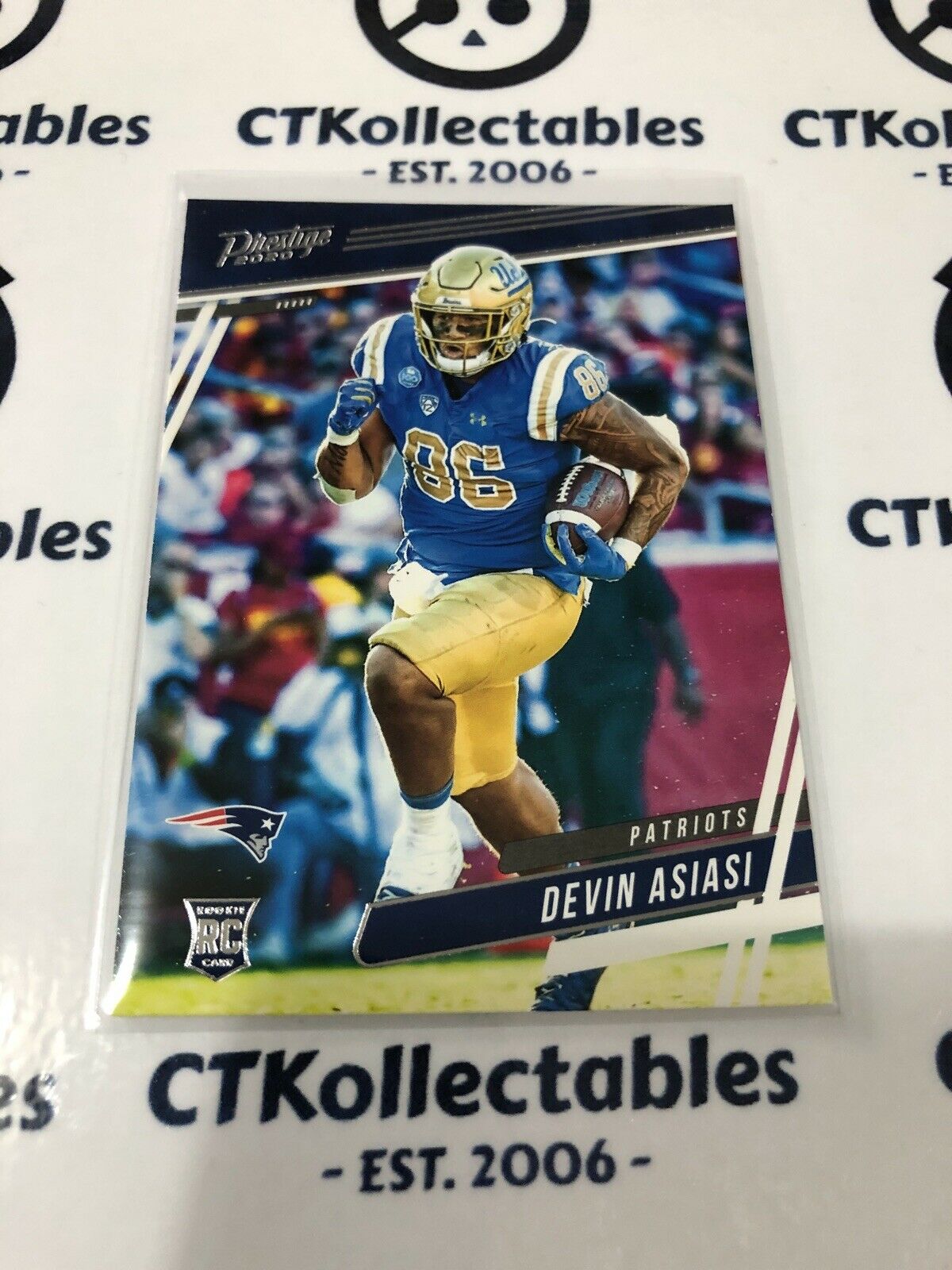 2020 NFL Prestige Devin Asiasi RC #235 Patriots