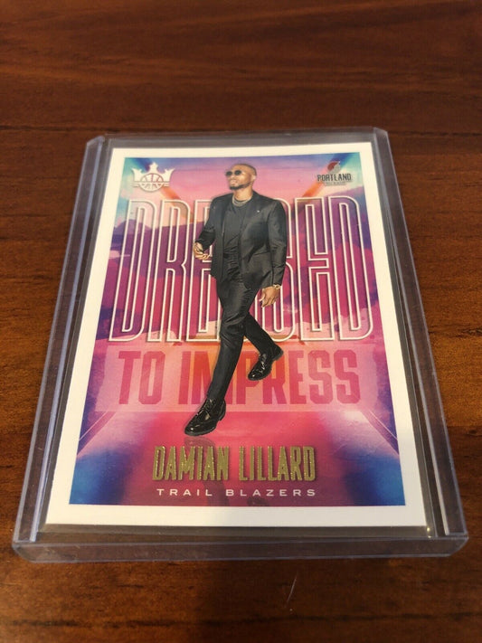 2019-20 Panini Court Kings Dress To Impress Damian Lillard #10 Trailblazers