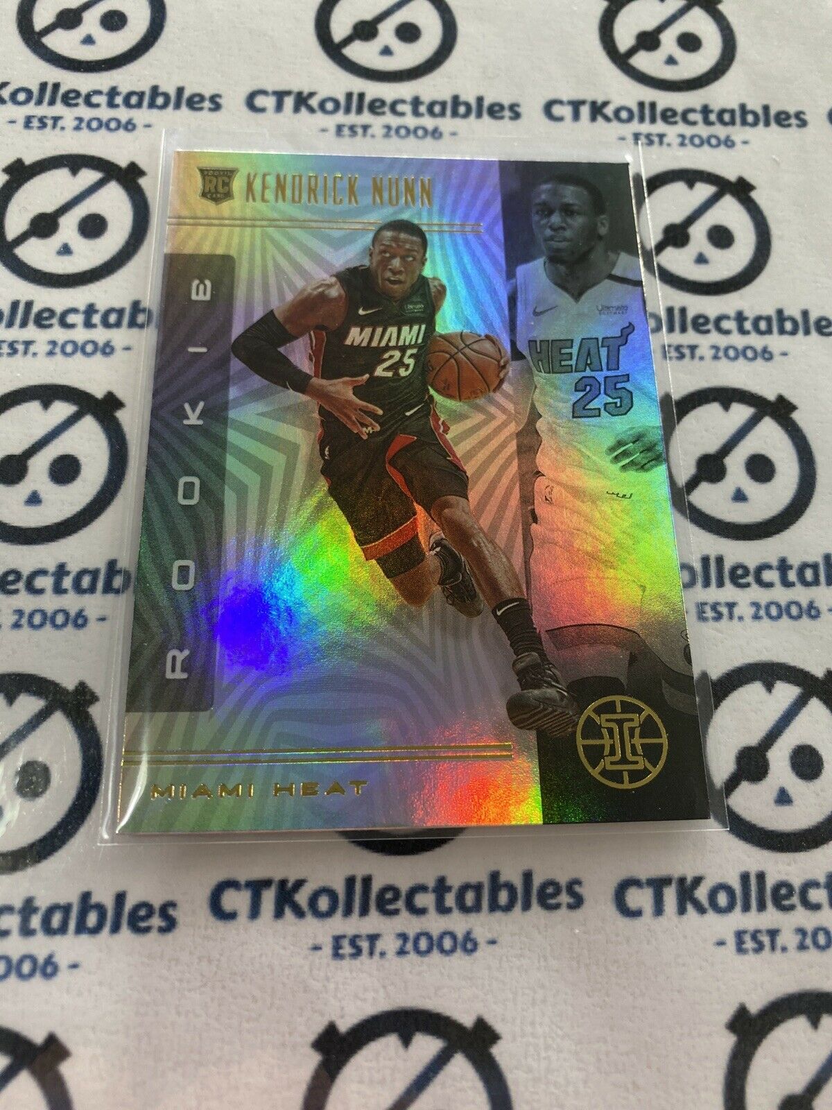 2019-20 NBA Illusions Kendrick Nunn RC #176 Heat