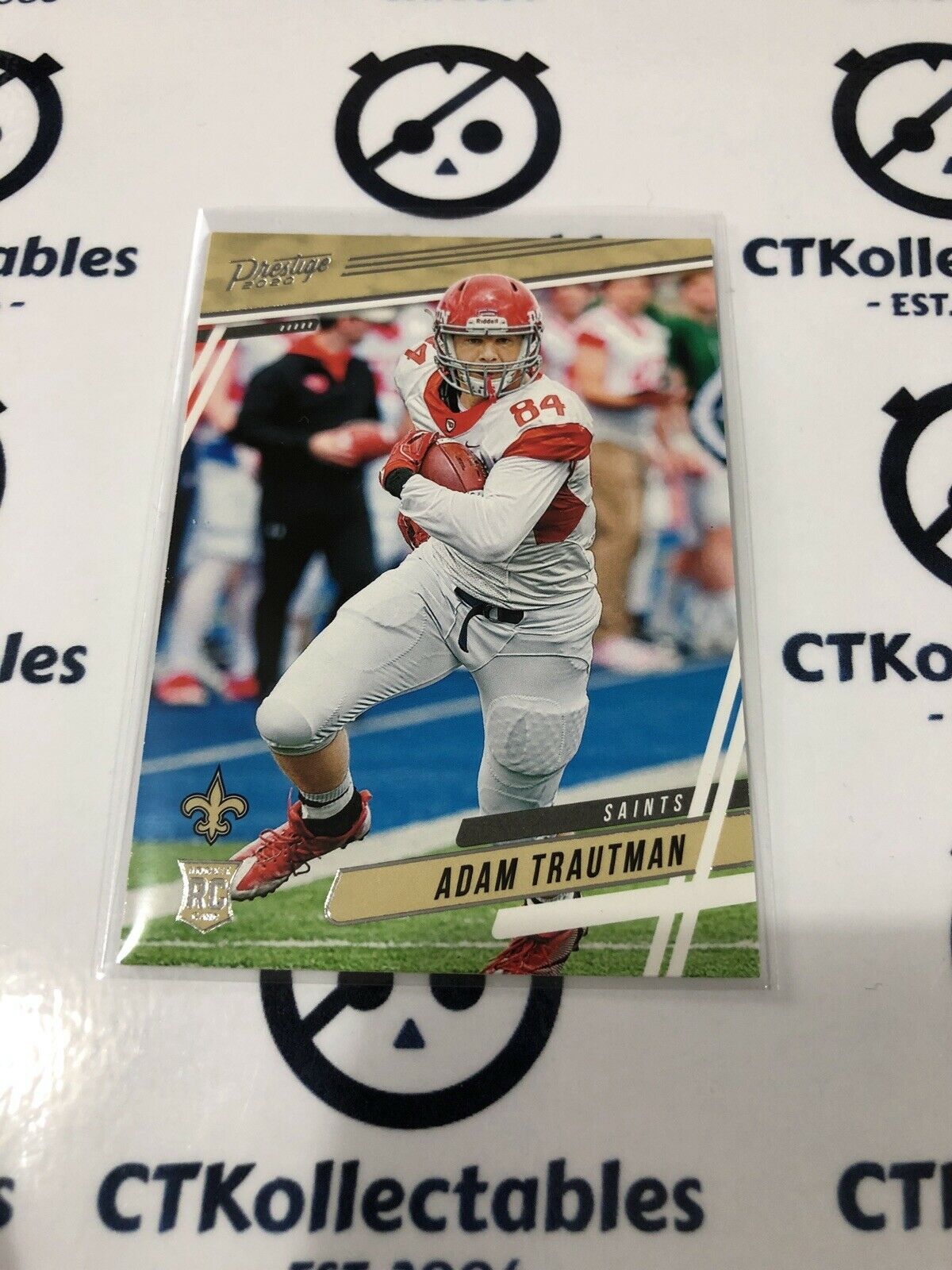 2020 NFL Prestige Adam Trautman RC #203 Saints