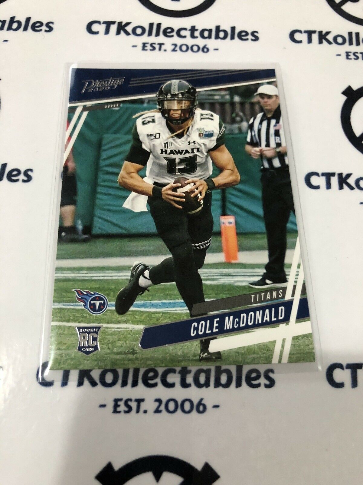 2020 NFL Prestige Cole McDonald RC #225 Titans