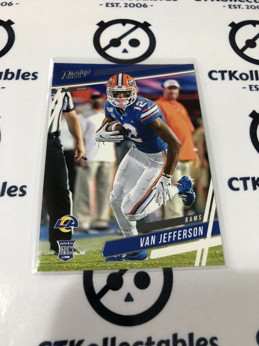 2020 NFL Prestige Van Jefferson RC #296 Rams