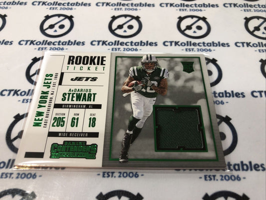 2017 NFL Contenders ArDarius Stewart Rookie Ticket Green Jersey Jets