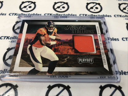 2018 NFL Playoff Courtland Sutton Rookie Stallions GU Broncos
