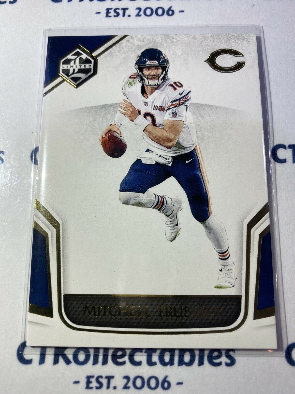2019 NFL Limited Mitchell Trubisky Base #75 Chicago Bears