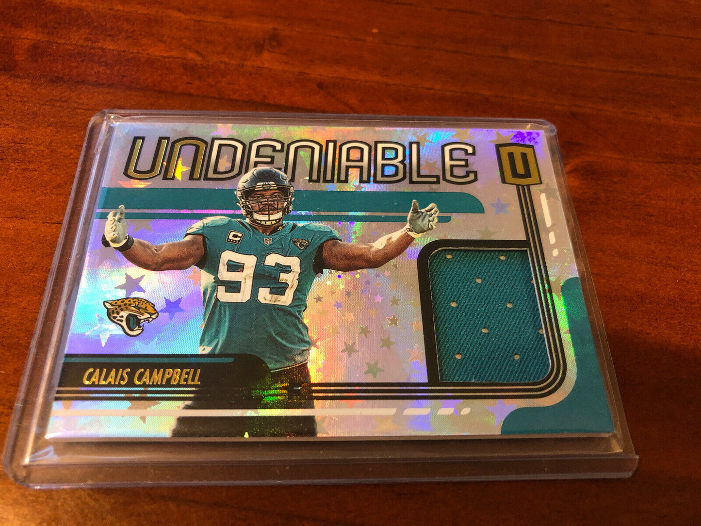 2019 Panini Unparalleled Undeniable Astral Calais Campbell GU Jaguars