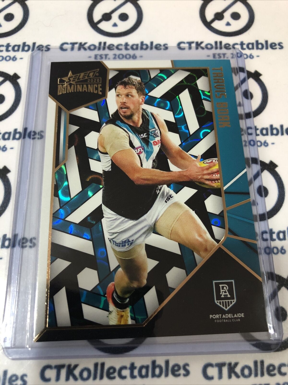 2020 AFL Dominance Holograph Parallel Travis Boak HP147 #028/350 Power