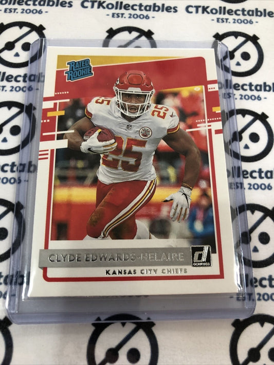 2020 NFL Donruss Clyde Edwards-helaire Rated Rookie #321 Chiefs RC