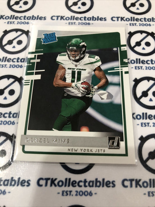 2020 NFL Donruss Denzel Mims Rated Rookie #323 Jets RC