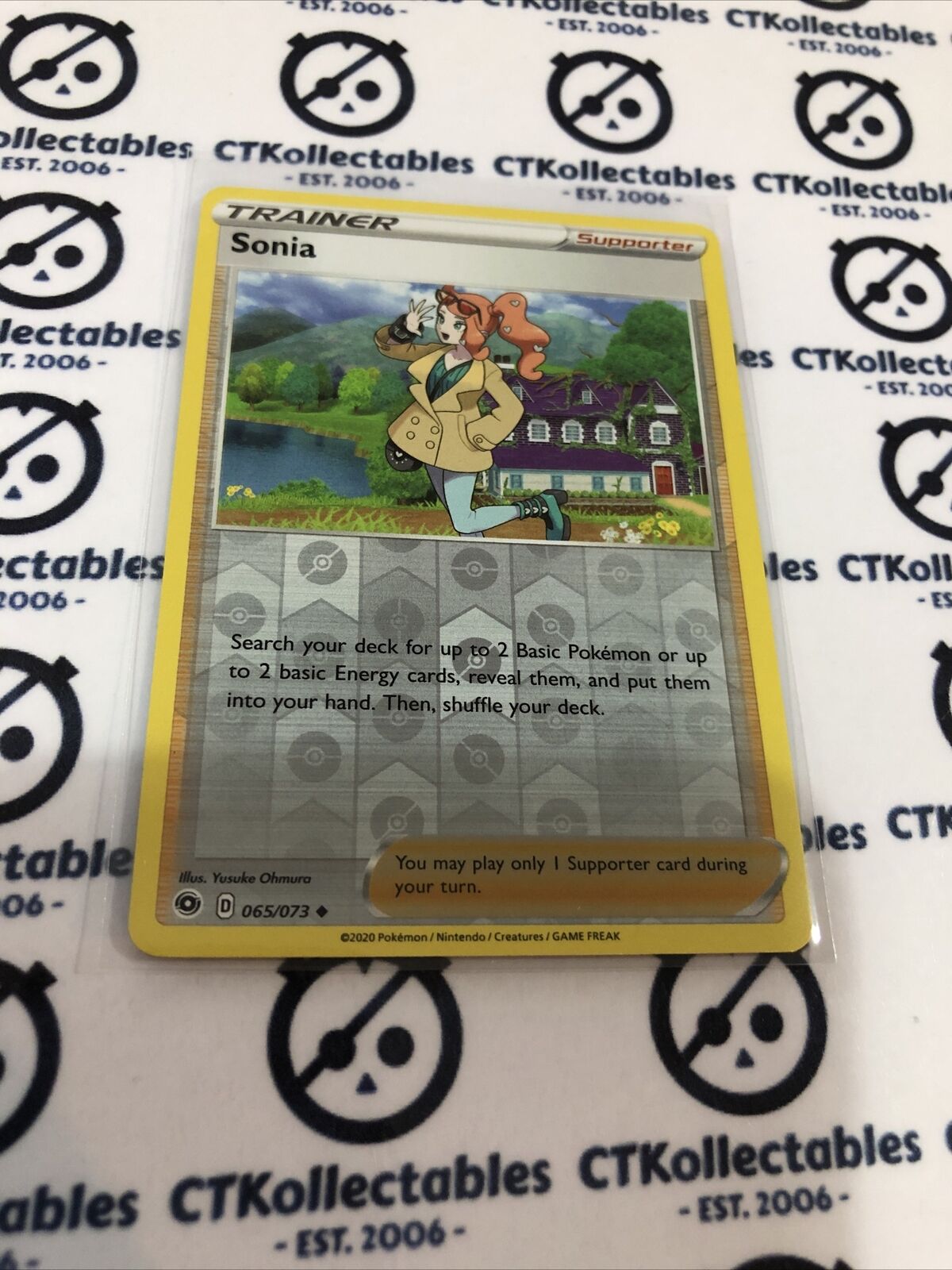 Sonia Trainer #065/073 Reverse Holo Uncommon Pokémon Card Champions Path