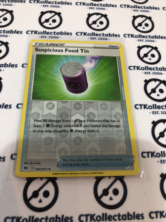 Suspicious Food Tin #066/073 Reverse Holo Uncommon Pokémon Card Champions Path