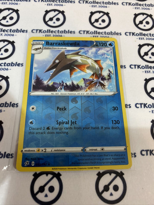 Barraskewsa #053/192 Reverse Holo Rare Pokémon Card Rebel Clash