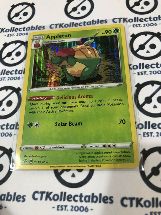 Appletun #023/192 Holo Rare Pokémon Card Rebel Clash