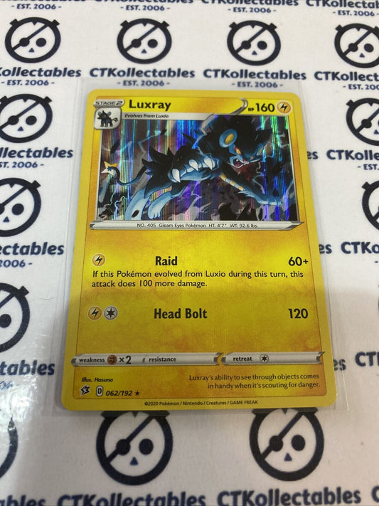 Luxray #062/192 Holo Rare Pokémon Card Rebel Clash