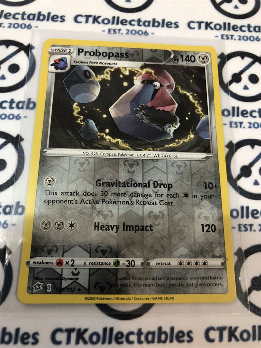 Probopass #131/192 Reverse Holo Rare Pokémon Card Rebel Clash