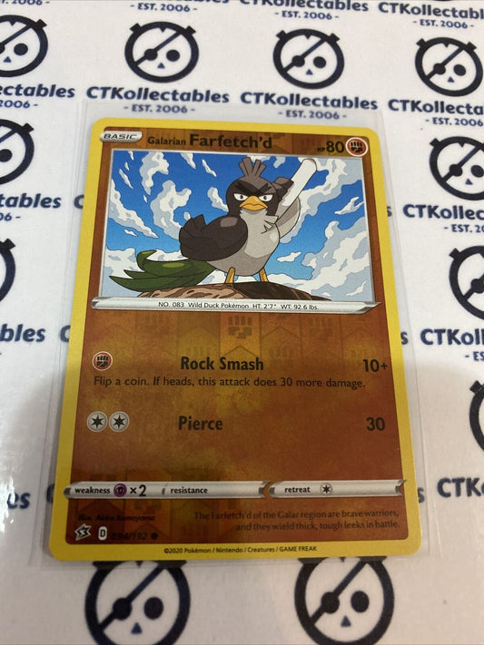 Galatian Farfetch’d #094/192 Reverse Holo Common Pokémon Card Rebel Clash