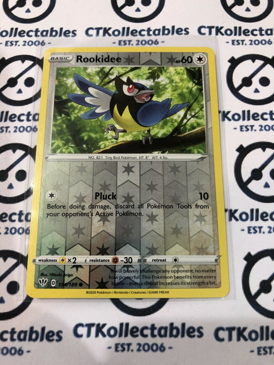 Rookidee #154/189 Reverse Holo Pokémon Card S&S Darkness Ablaze