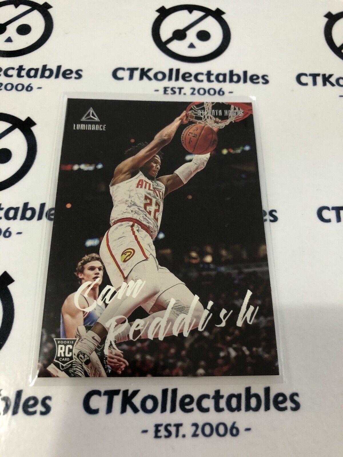 2019-20 NBA Chronicles Luminance Cam Reddish RC #147 Hawks