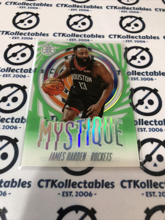 2019-20 NBA Illusions James Harden Mystique Emerald #1 Rockets